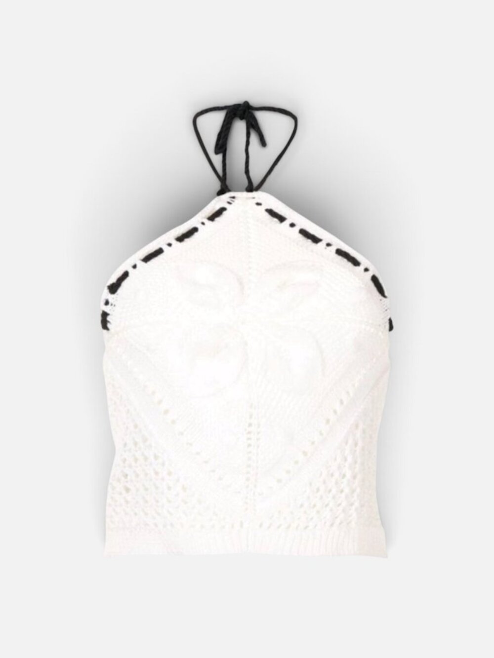 Alexis Bettie Crochet Knit Halter Top